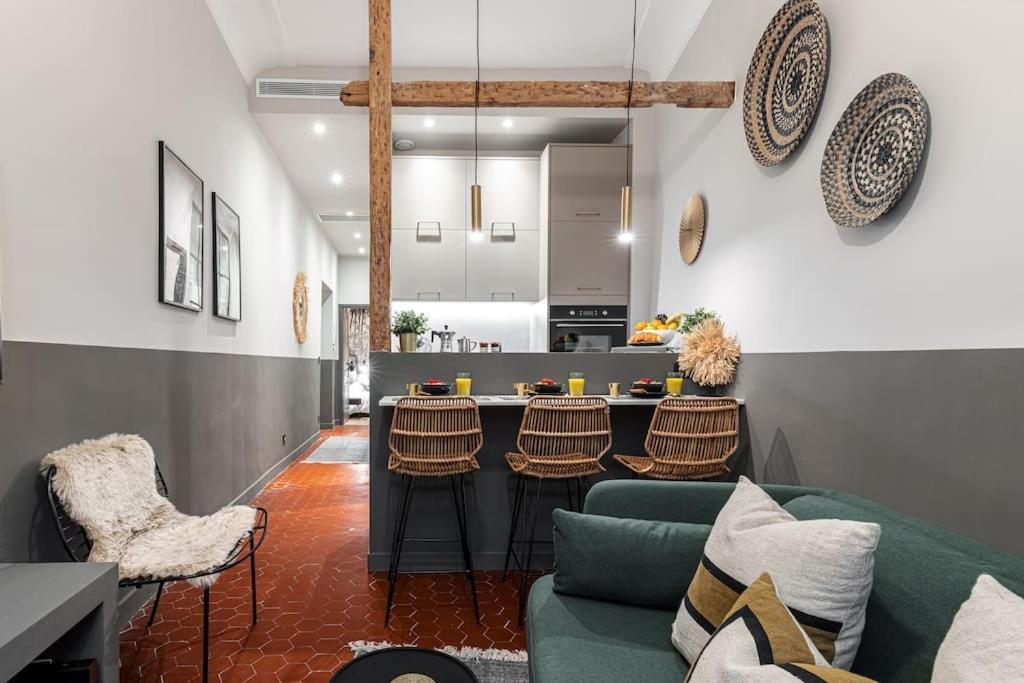La Croix - Old Town Modern Apartment - 2 Bedrooms Nizza Kültér fotó